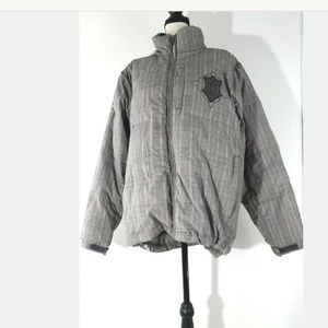 MONARCHY MEN'S PUFFER PADDED COAT BROWN SIZE: XL